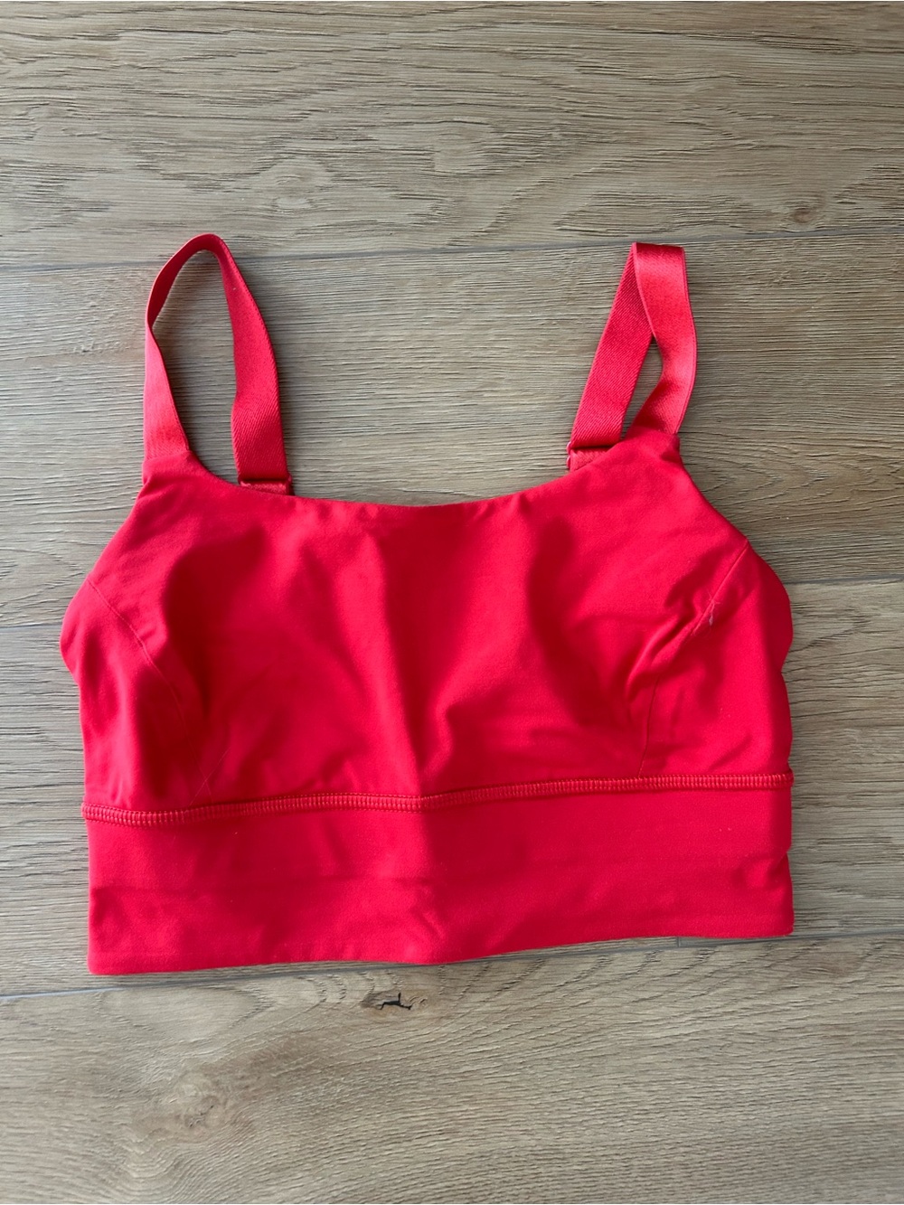 lululemon athletica Red Long Line Sports Bra